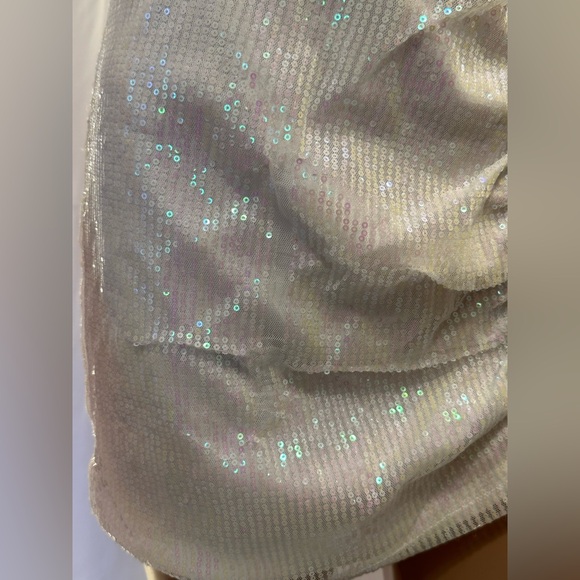 Superdown Harlee Sequin Cami Dress in White NYE revolve mini sparkle - Picture 6 of 6
